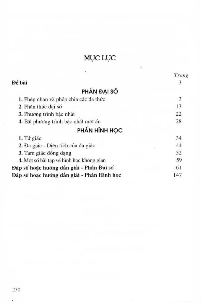 500 BÀI TOÁN CHỌN LỌC LỚP 8 (Dùng chung cho các bộ SGK hiện hành)